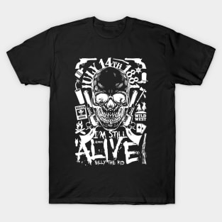 Billy The Kid, Skull Cowboy T-Shirt